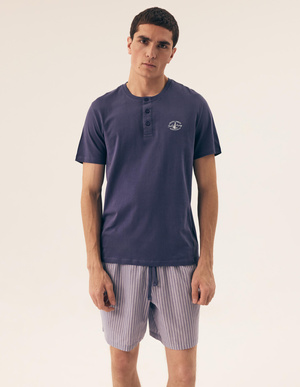 Piżama Męska Octave Bawełniana