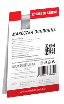 Maseczka Ochronna Antywirusowa