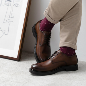 Skarpety garniturowe Wzór 122 niebieski