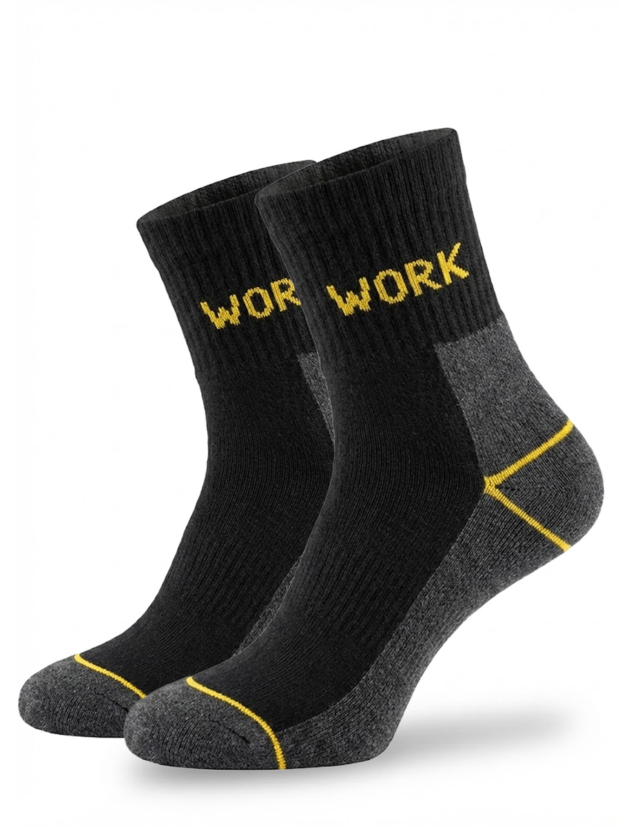 6X polskie Skarpety Robocze 3/4 Krótkie męskie WORK mega mocne