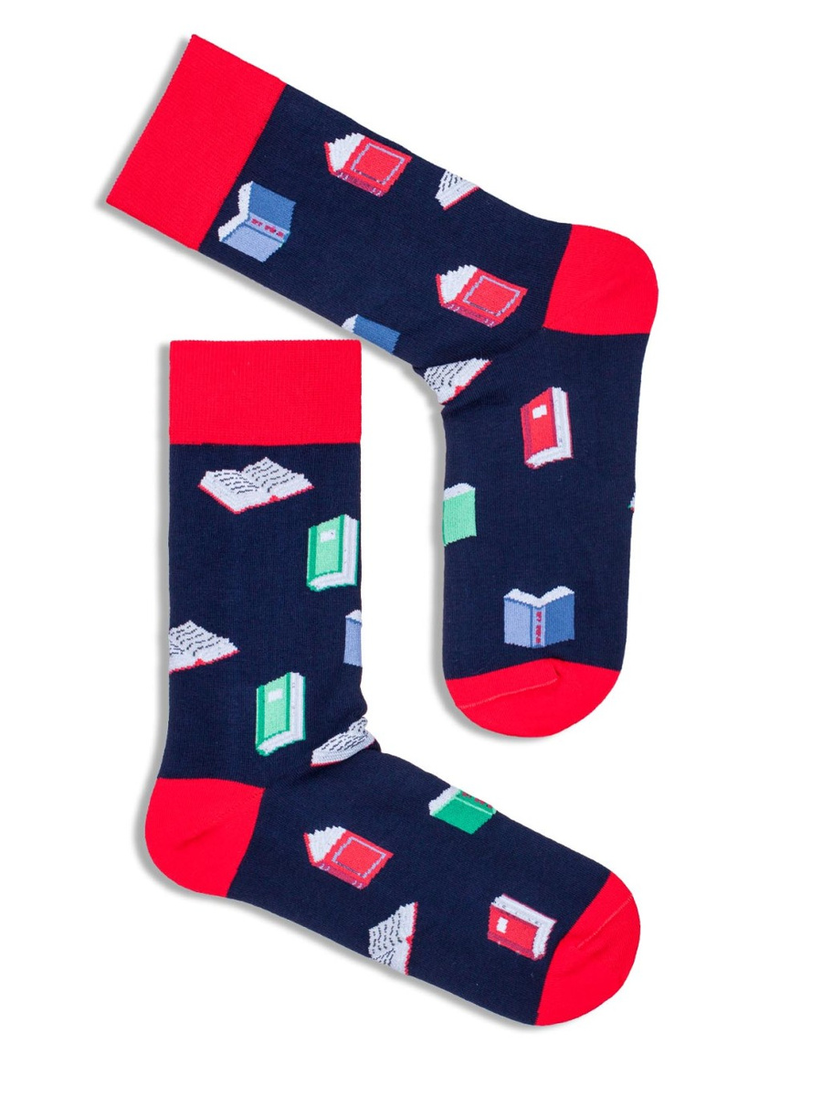 Skarpetki męskie Książki 