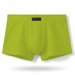 Pistacjowe seksowne mini bokserki męskie 93% mikromodal BM06 Sesto Senso – odważny styl
