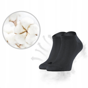 Grafitowe skarpetki stopki damskie męskie 6 par Sneakers Sesto Senso – codzienny komfort