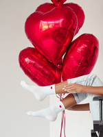 Skarpetki damskie Drobne serduszko