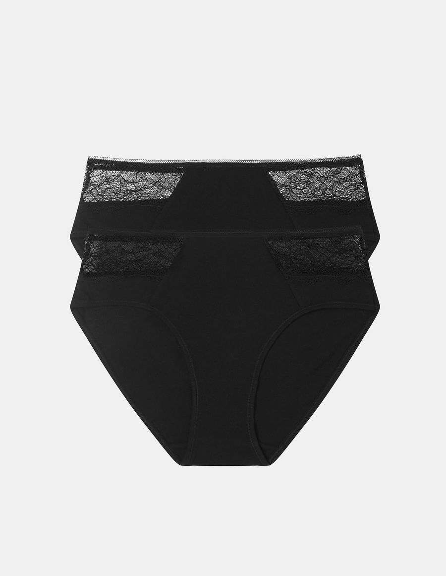 Majtki z wysokim stanem Hally 2-pak