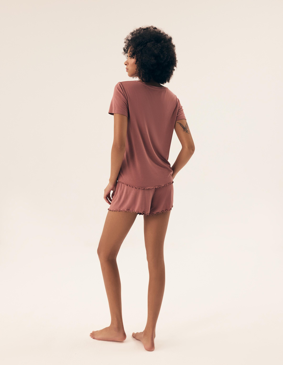 Damska piżama Noves 43022 mauve