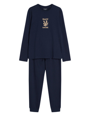 Piżama męska 43467 dark blue