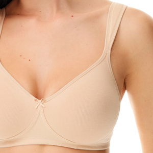 2435 Biustonosz Soft, nudo/cielisty