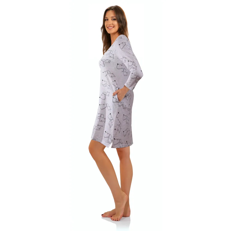 Bawełniana Koszula nocna damska