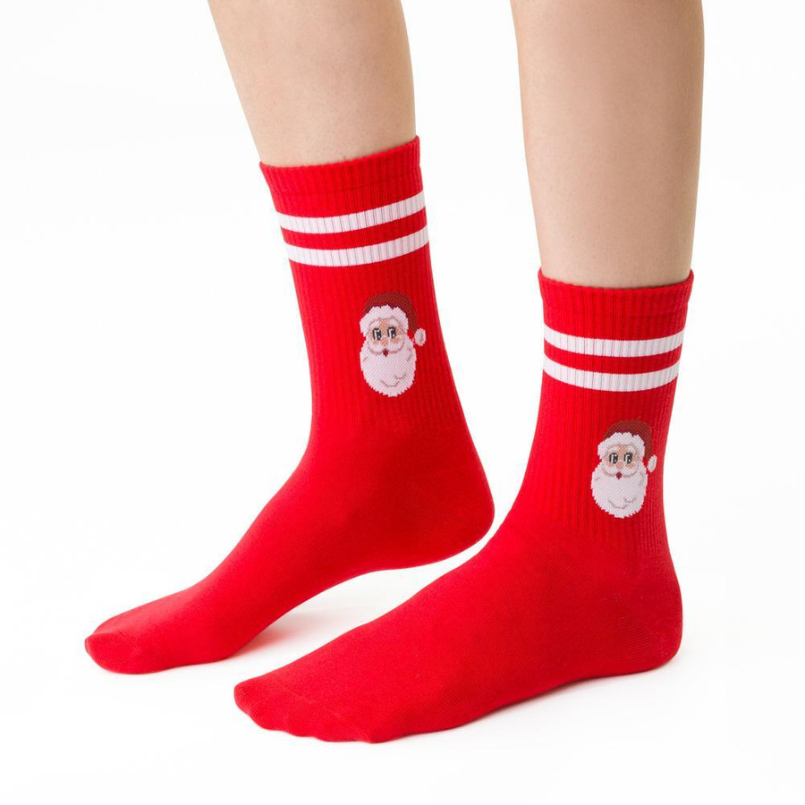 Skarpety Świąteczne Damskie Bawełniane