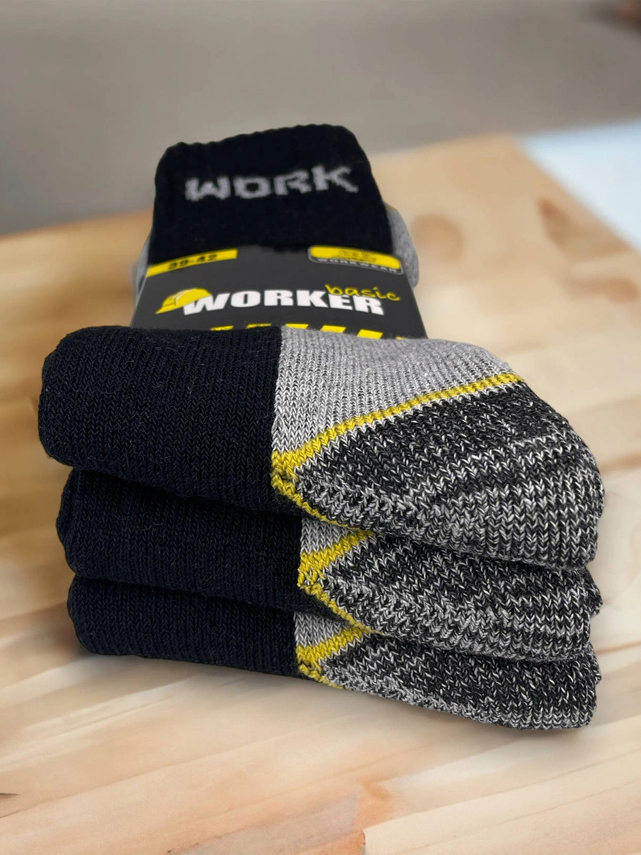 Polskie Skarpety Robocze WORK mega mocne 12 Par