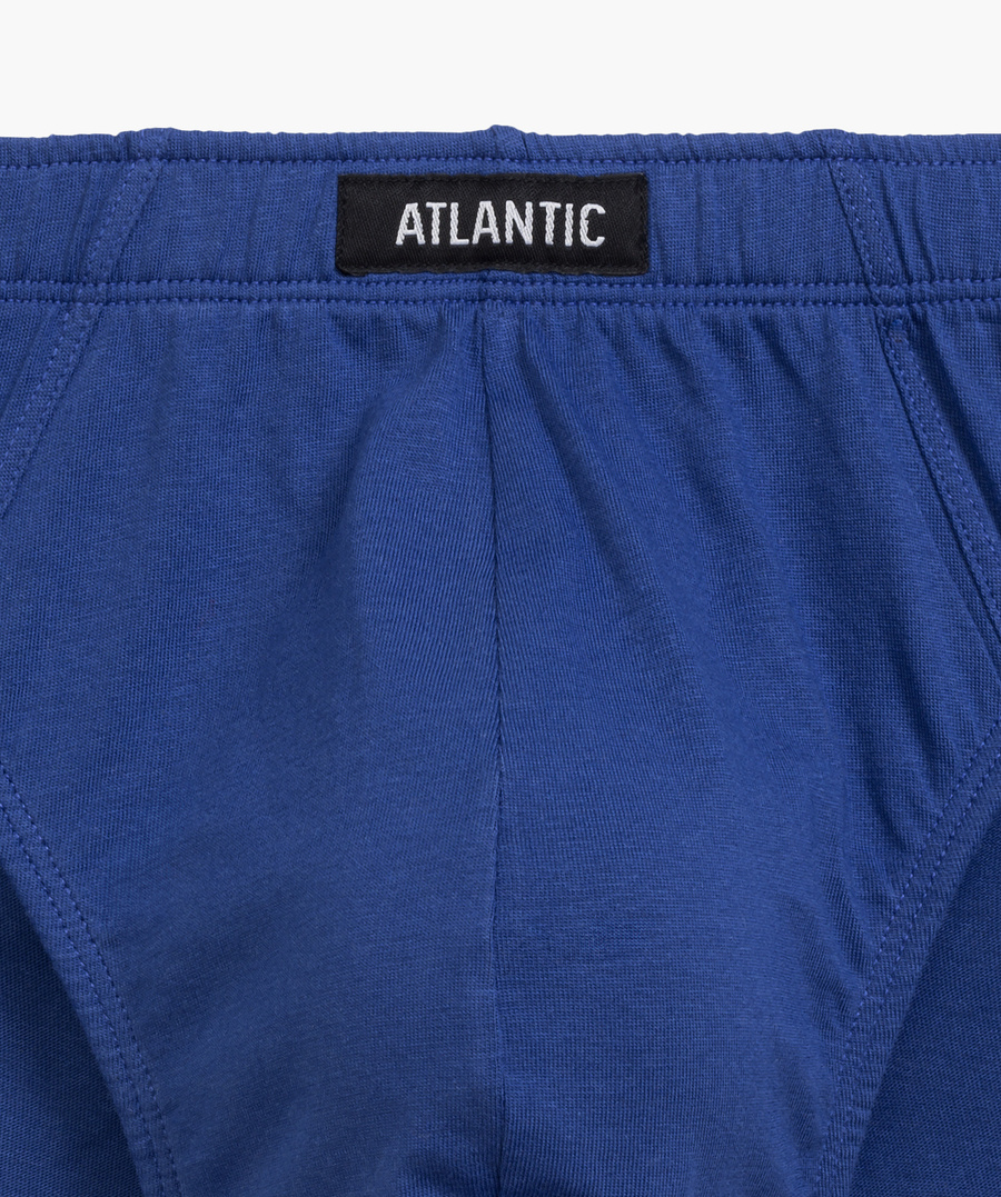 Granatowe klasyczne slipy męskie 100% bawełna Atlantic – komfort i naturalność.