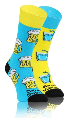 6x Kolorowe Skarpety FINEST na prezent