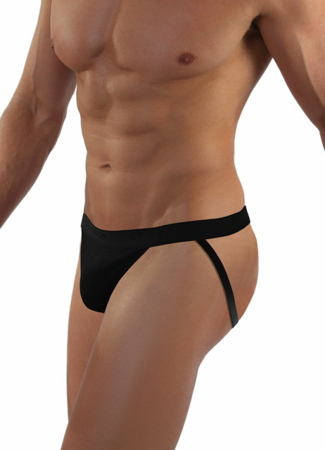 Czarne Slipy męskie typu Jockstrap 95% bawełna STM03 Sesto Senso – seksapil i wygoda