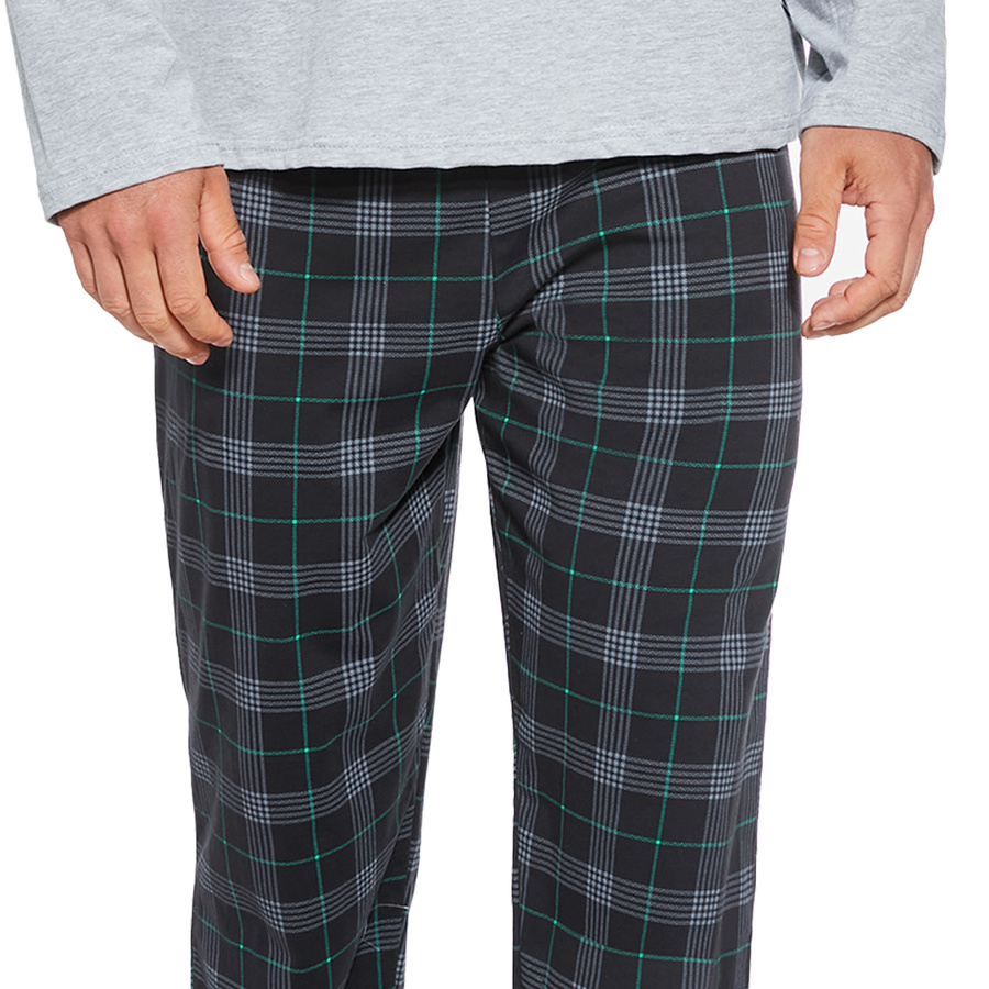 Piżama Męska Długi Rękaw 124