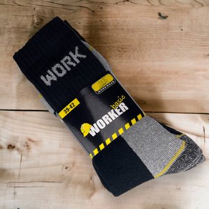3X polskie Skarpety Robocze męskie WORK mega mocne