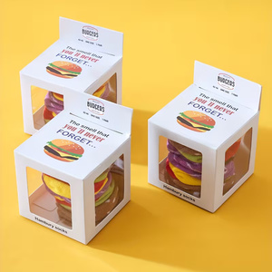 Skarpetki na Prezent w Pudełku Hamburger