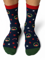 Skarpetki Męskie Świąteczne Wianek