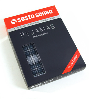 Piżama męska bawełniana rozpinana krótka 