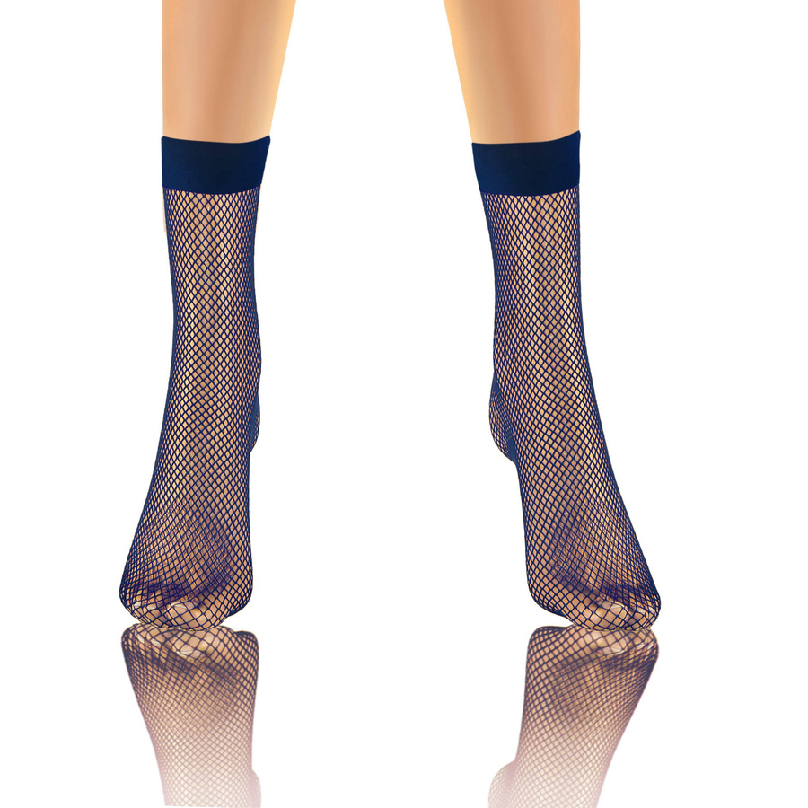 Granatowe bezuciskowe skarpetki damskie kabaretki Sesto Senso – elegancja i komfort