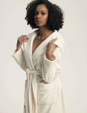 Szlafrok damski Darlan ecru