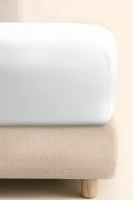 Prześcieradło Jersey Białe