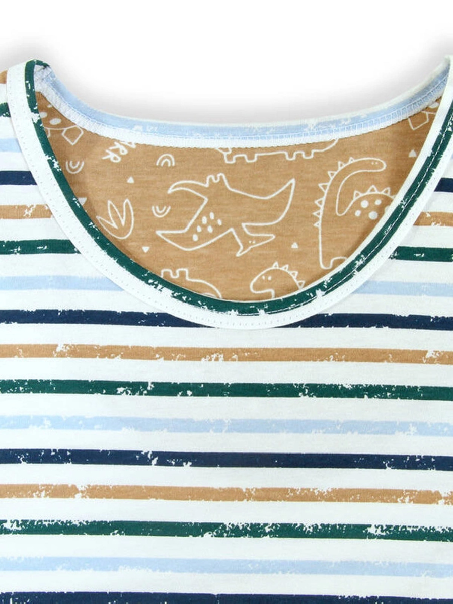 Piżama Męska Krótki Rękaw Krótkie Spodenki