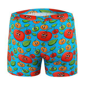 Kolorowe zabawne bokserki męskie 95% bawełna Funny 09 Sesto Senso – wyraź swój styl