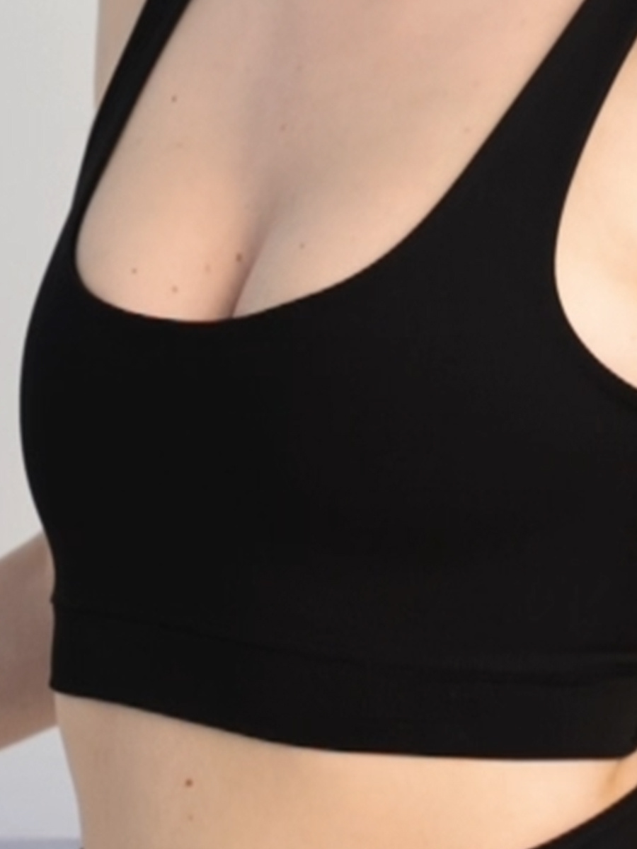 AT07 Top sportowy, nero/czarny