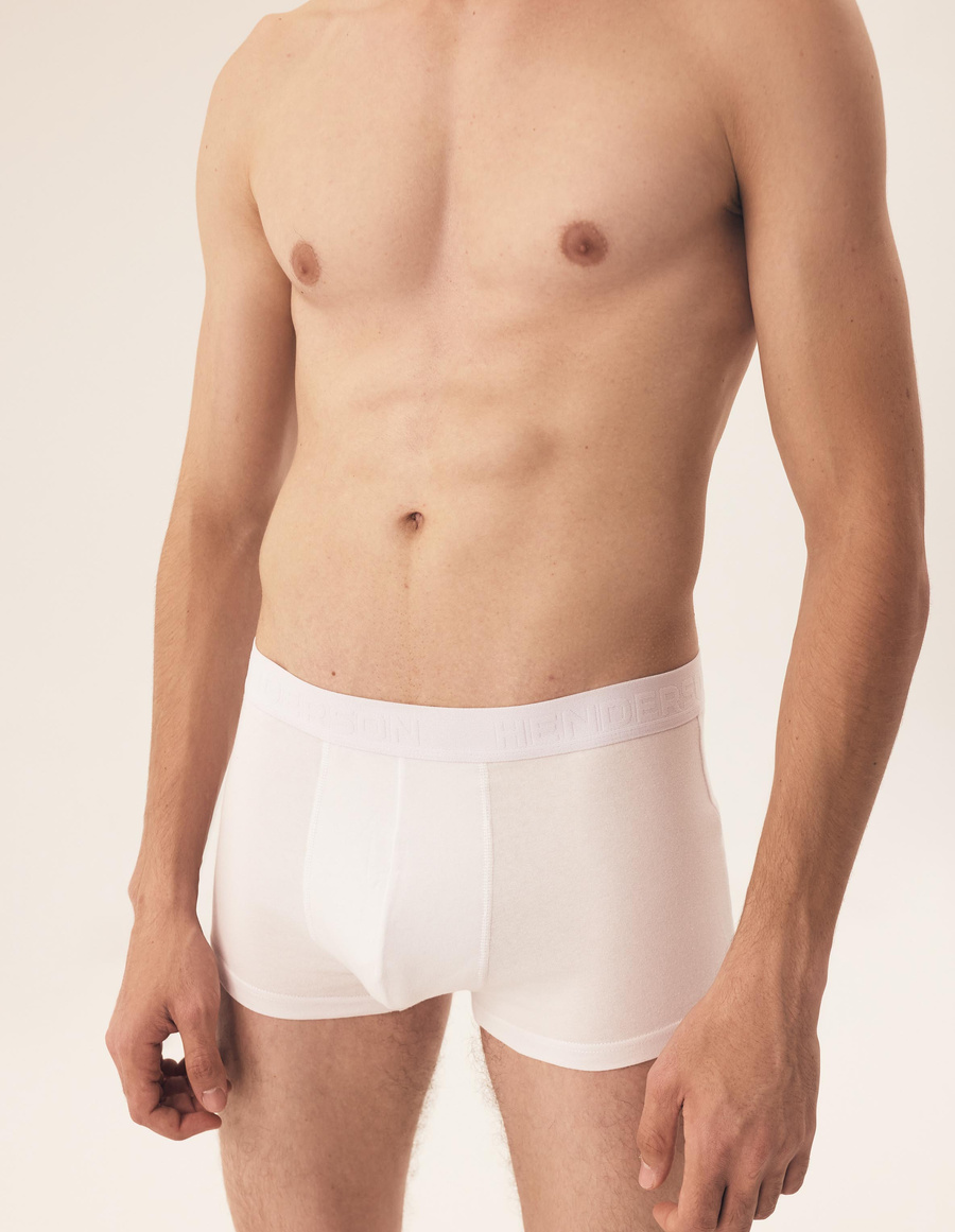 Męskie bokserki 42963 white