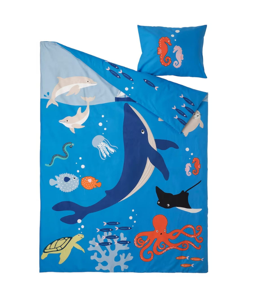 POŚCIEL SATYNOWA WHALE