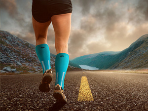 Podkolanówki Kompresyjne (II st.) Turkusowe