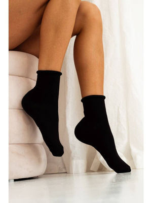 Skarpety damskie gładkie bezuciskowe 064