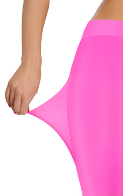 2x Kolorowe rajstopy kryjące z microfibry Hiver 40DEN