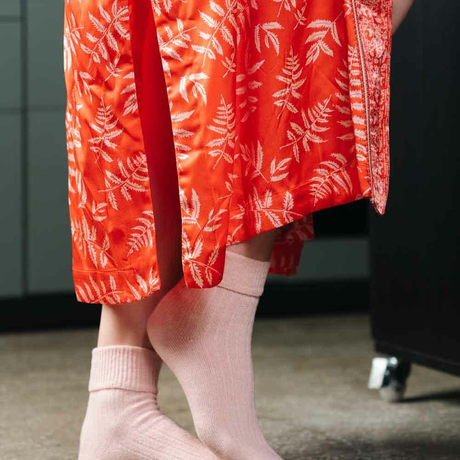 Skarpetki wełniane w prążki art. 093