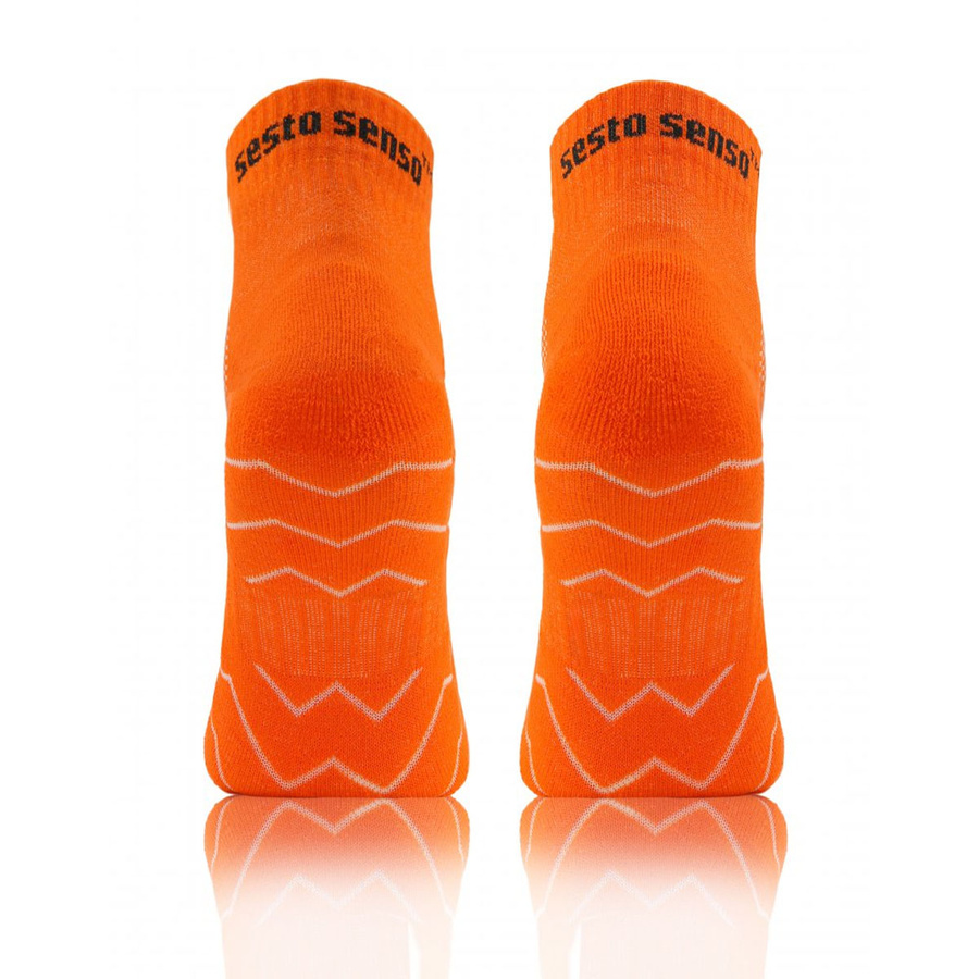 Szare oddychające skarpety męskie 88% bawełna AMZ Multicolor Sesto Senso – komfort dla biegaczy