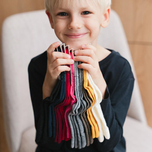 Skarpetki Dziecięce z Wełny Merino art. 130