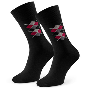 Skarpety Męskie garniturowe w romby