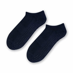 Szare Stopki Antypoślizgowe Bawełna 78% Sport