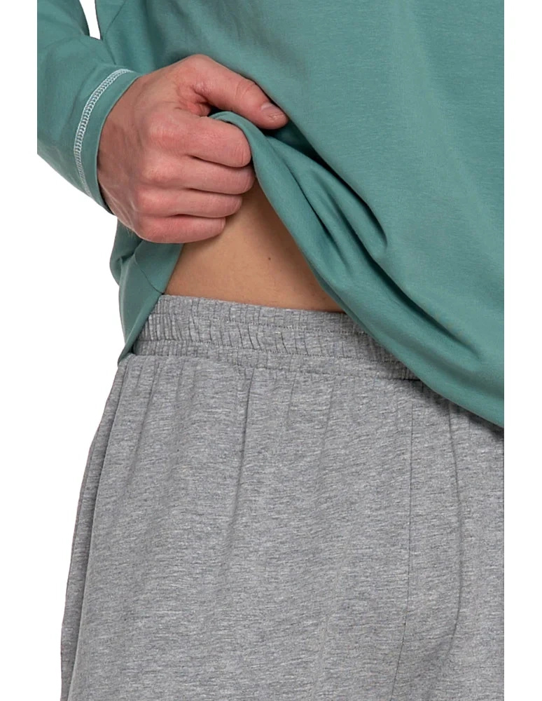 Piżama męska z długim rękawem