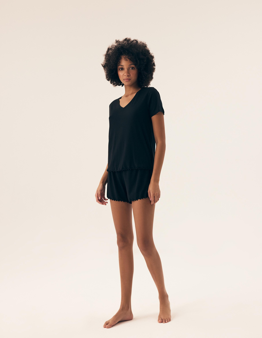 Damska piżama Noves 43022 czarna