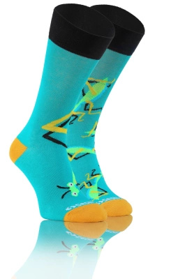 6x Kolorowe Skarpety FINEST na prezent