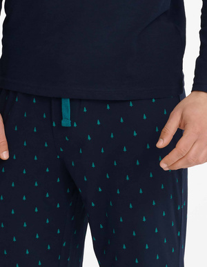 Piżama męska Invert Henderson bawełniana wielokolorowa