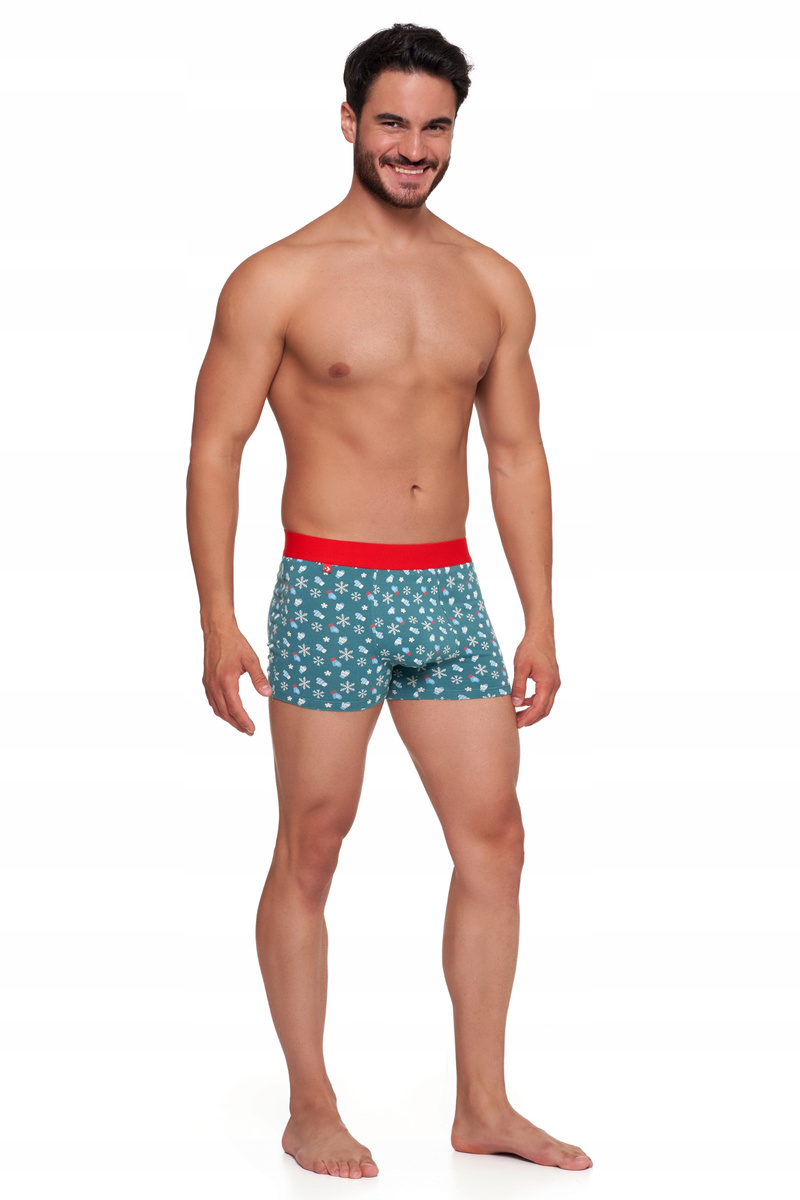 Bokserki bawełniane z motywem świątecznym 6-pak