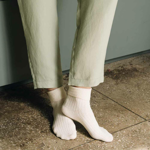 Skarpetki wełniane w prążki art. 093