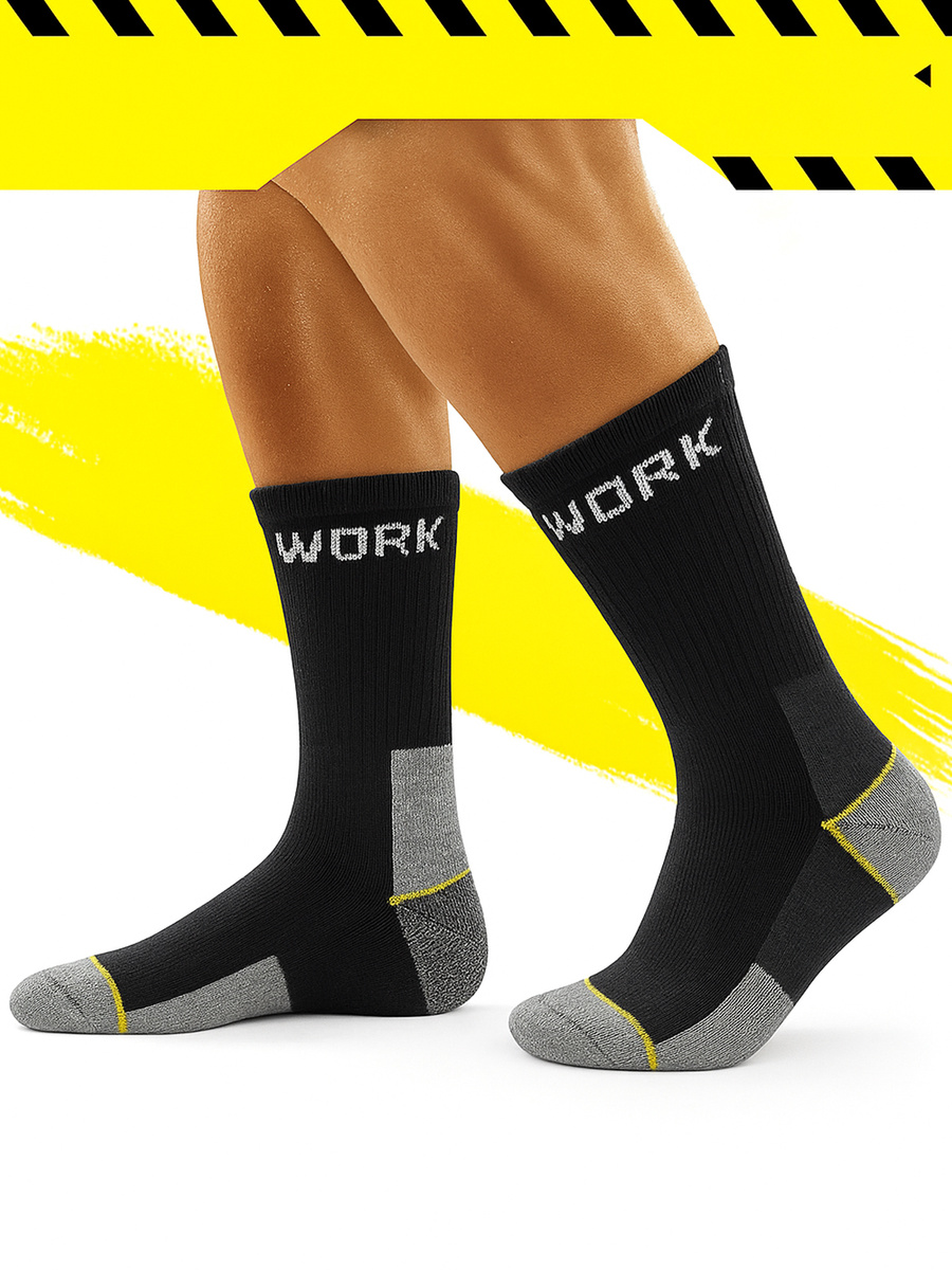 Polskie Skarpety Robocze WORK mega mocne 12 Par