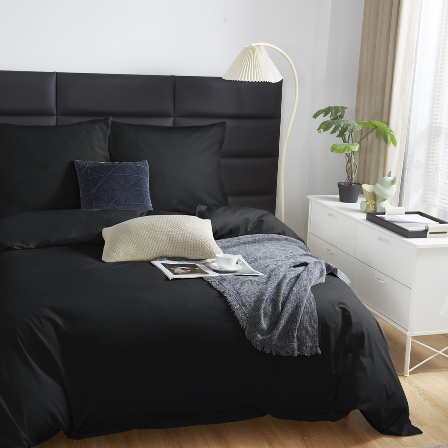 POŚCIEL SATYNA CZARNA