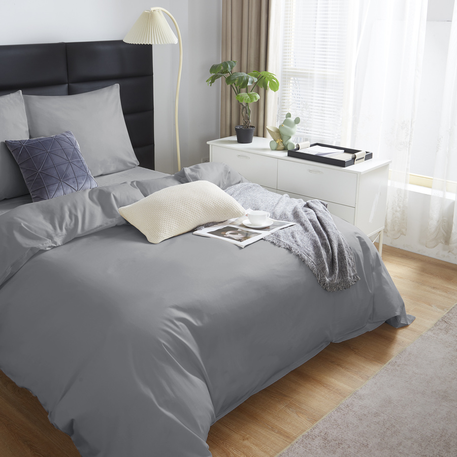 POŚCIEL SATYNA GRAFIT