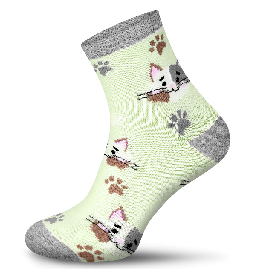 Skarpetki damskie nie do pary Kotki