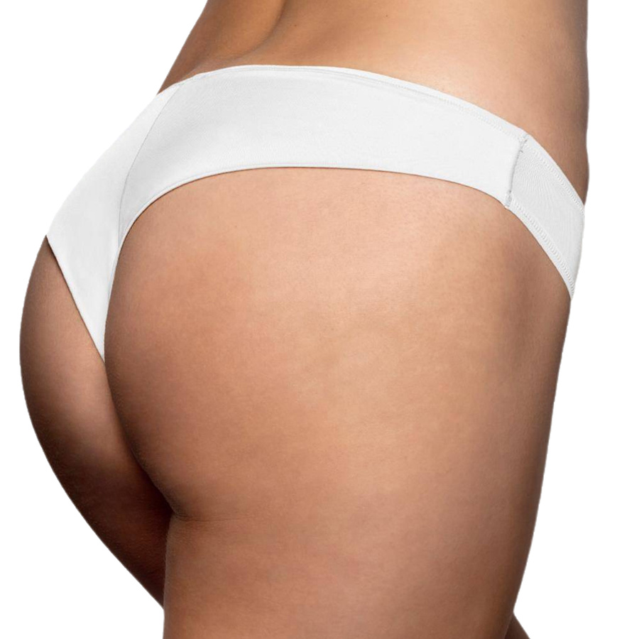 Białe figi damskie z mikrofibry 85% nylon Atlantic – komfort i elegancja.